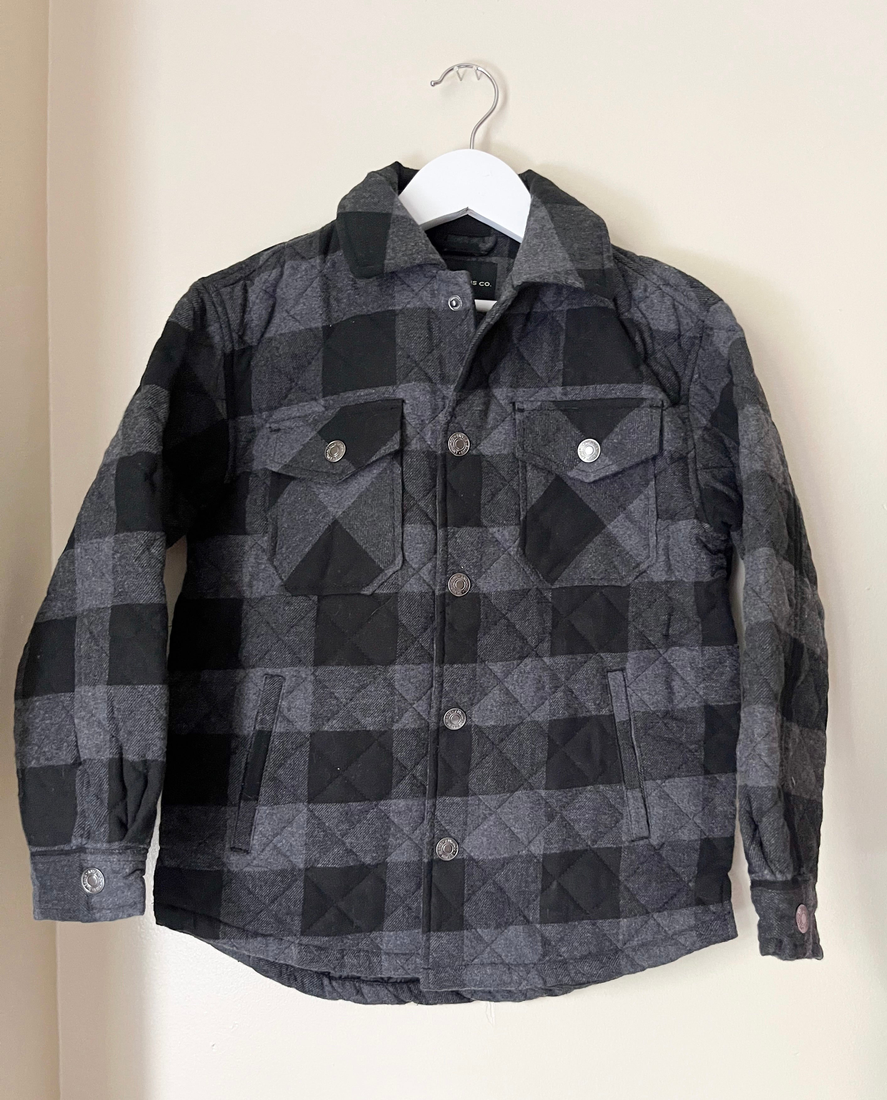 Silver Jean || Plaid insulated Jacket