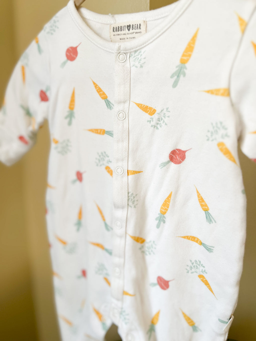 Rabbit and Bear || Veggie Sleeper || 3-6m