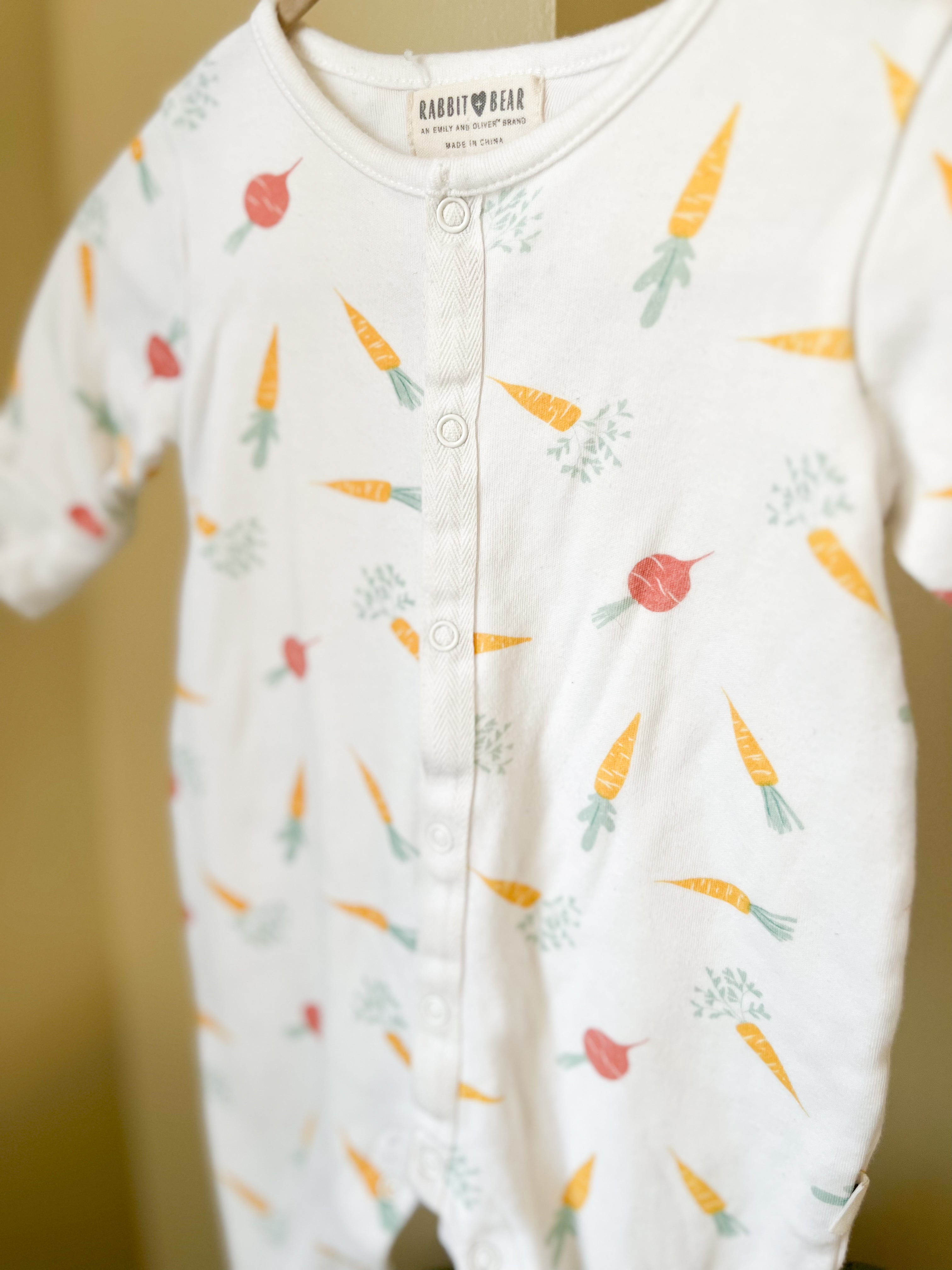 Rabbit and Bear || Veggie Sleeper || 3-6m