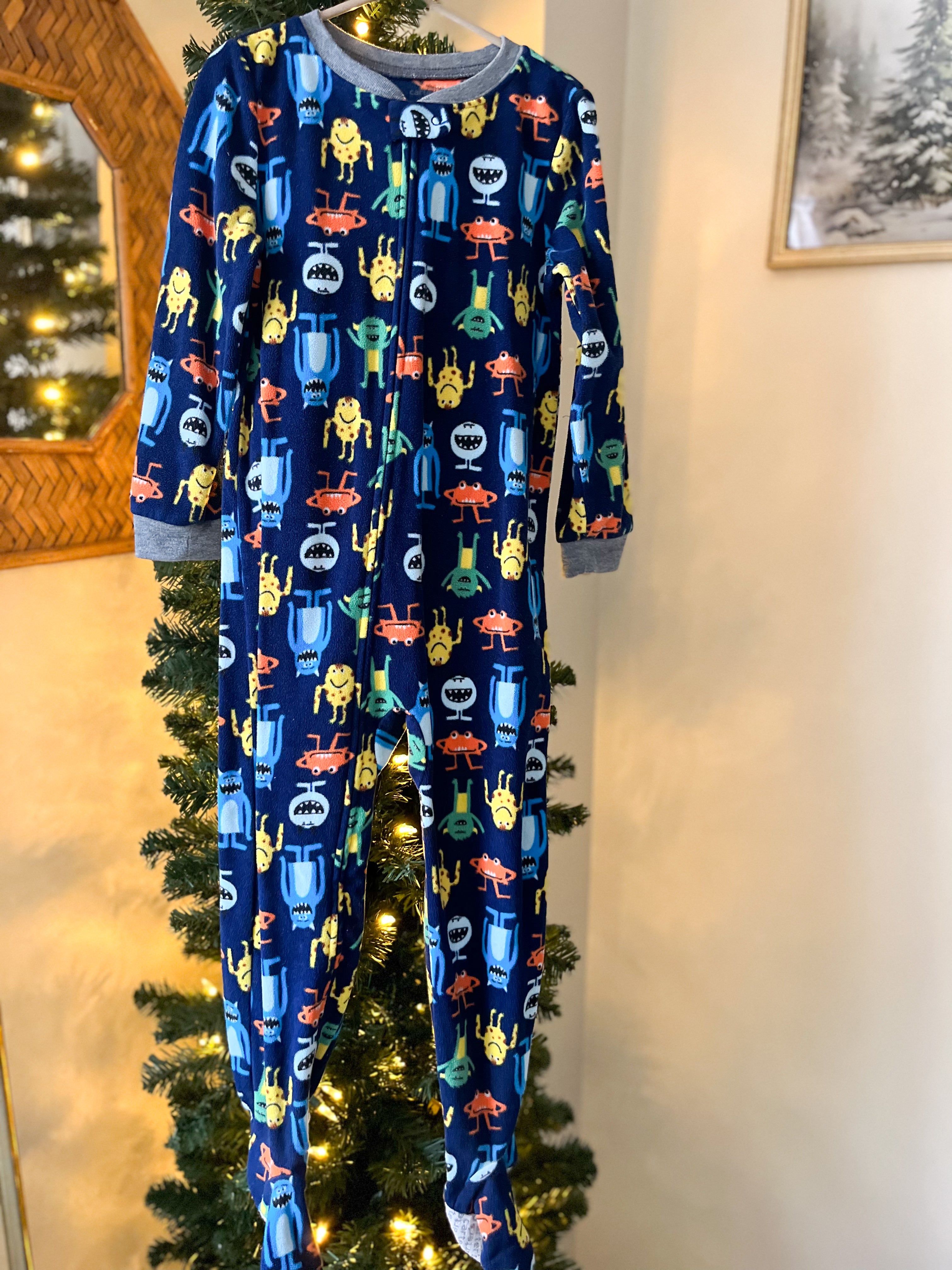 Carters || Monster Fleece Pjs || 5Y