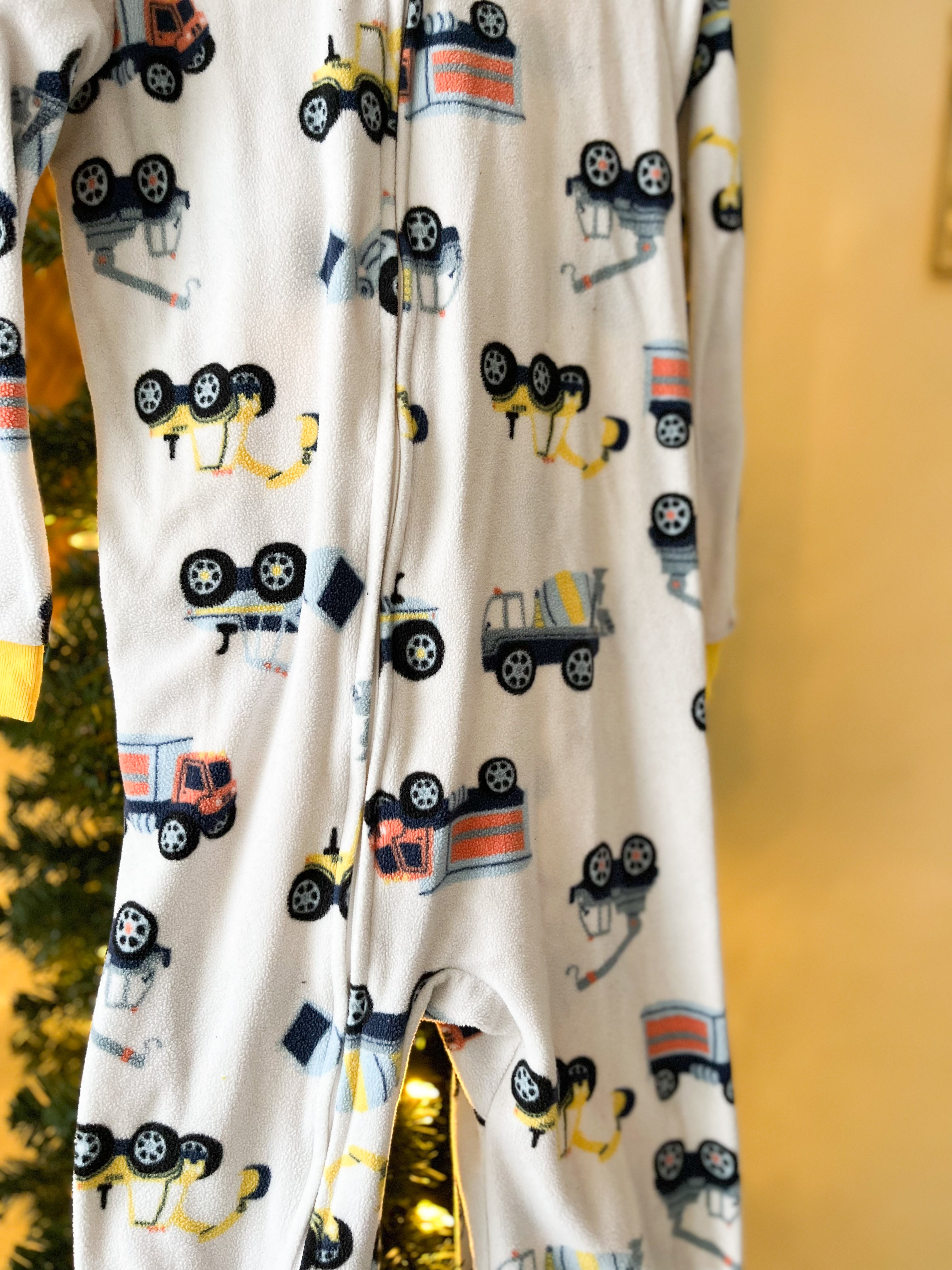 Carters || Construction Vehicle Fleece Pjs || 5Y