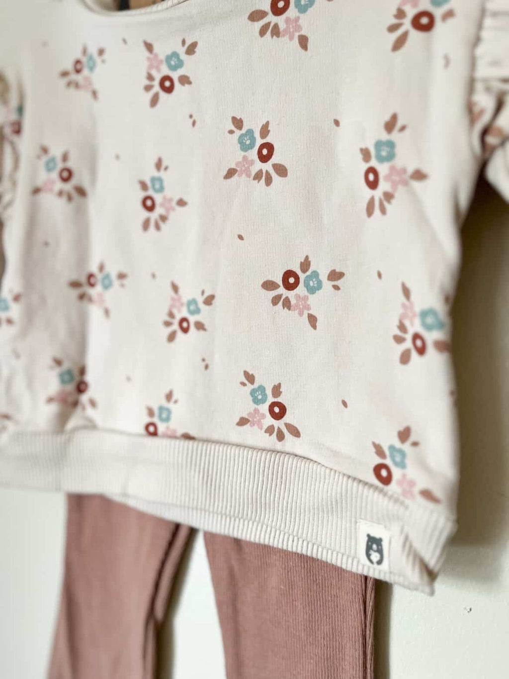 Rabbit and Bear || Floral Set || 12m