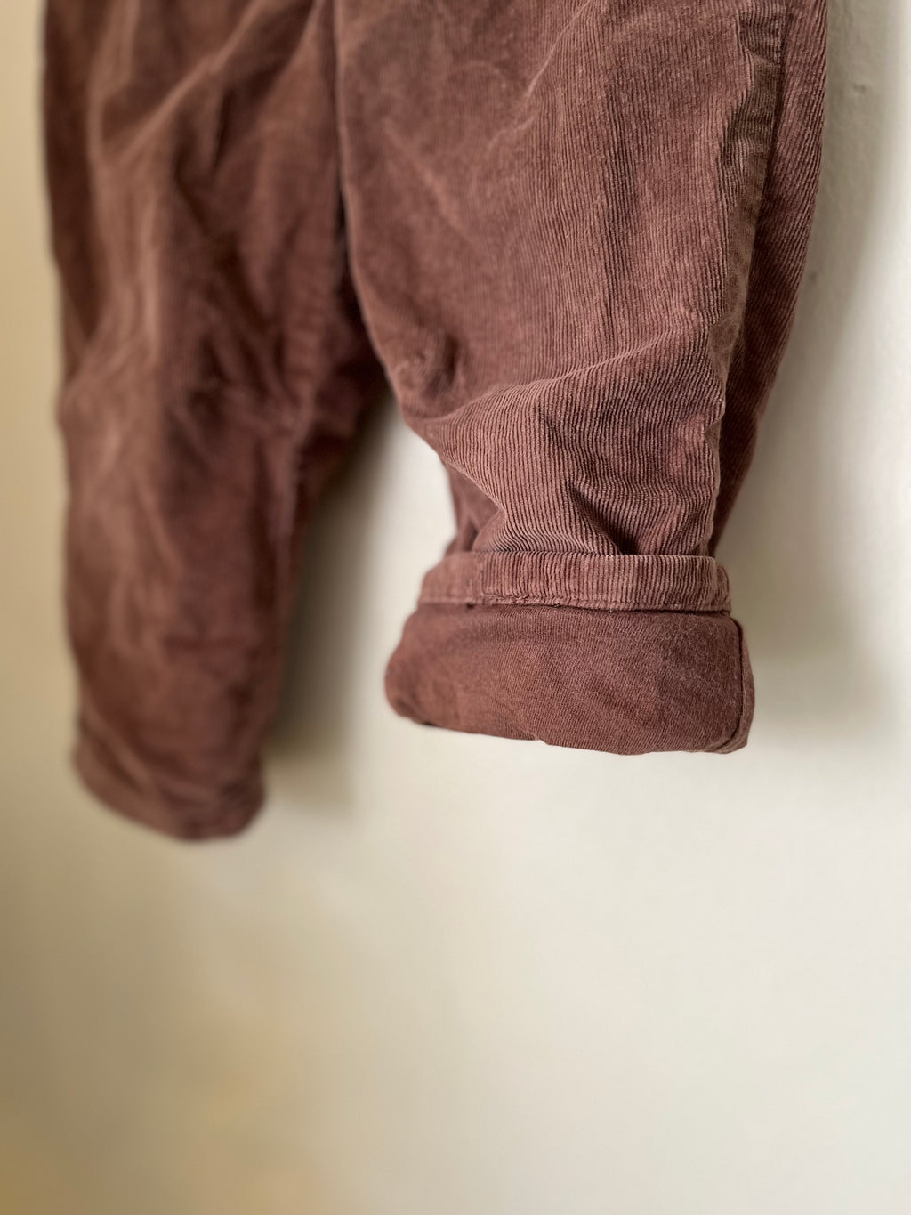 Zara || Lined Brown Corduroy Pants || 2Y