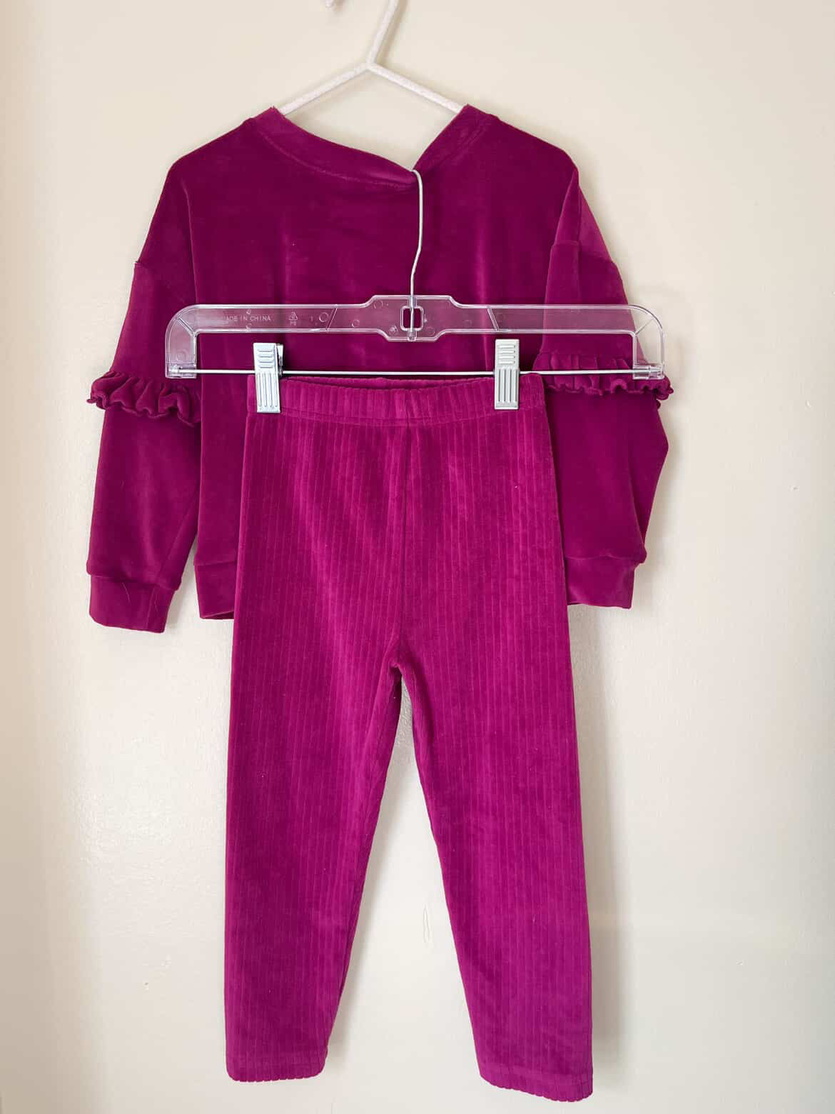 George || Velvet Set in Purple || 3Y