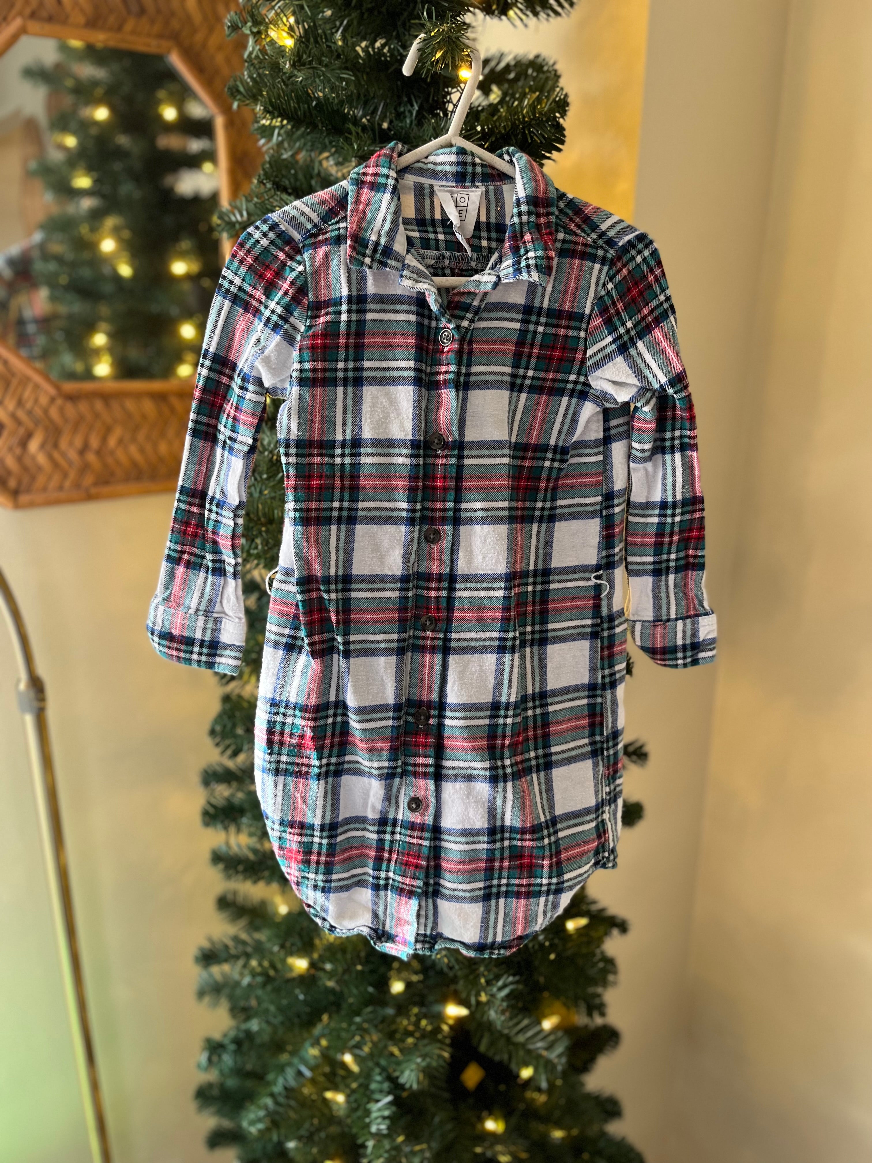 Core Life || Christmas Plaid Dress || 3Y