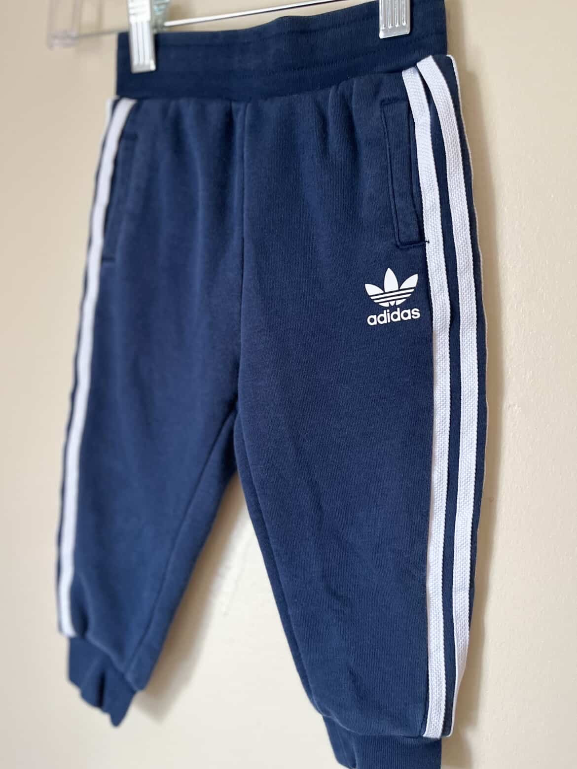 Adidas || Navy Joggers || 12-18m