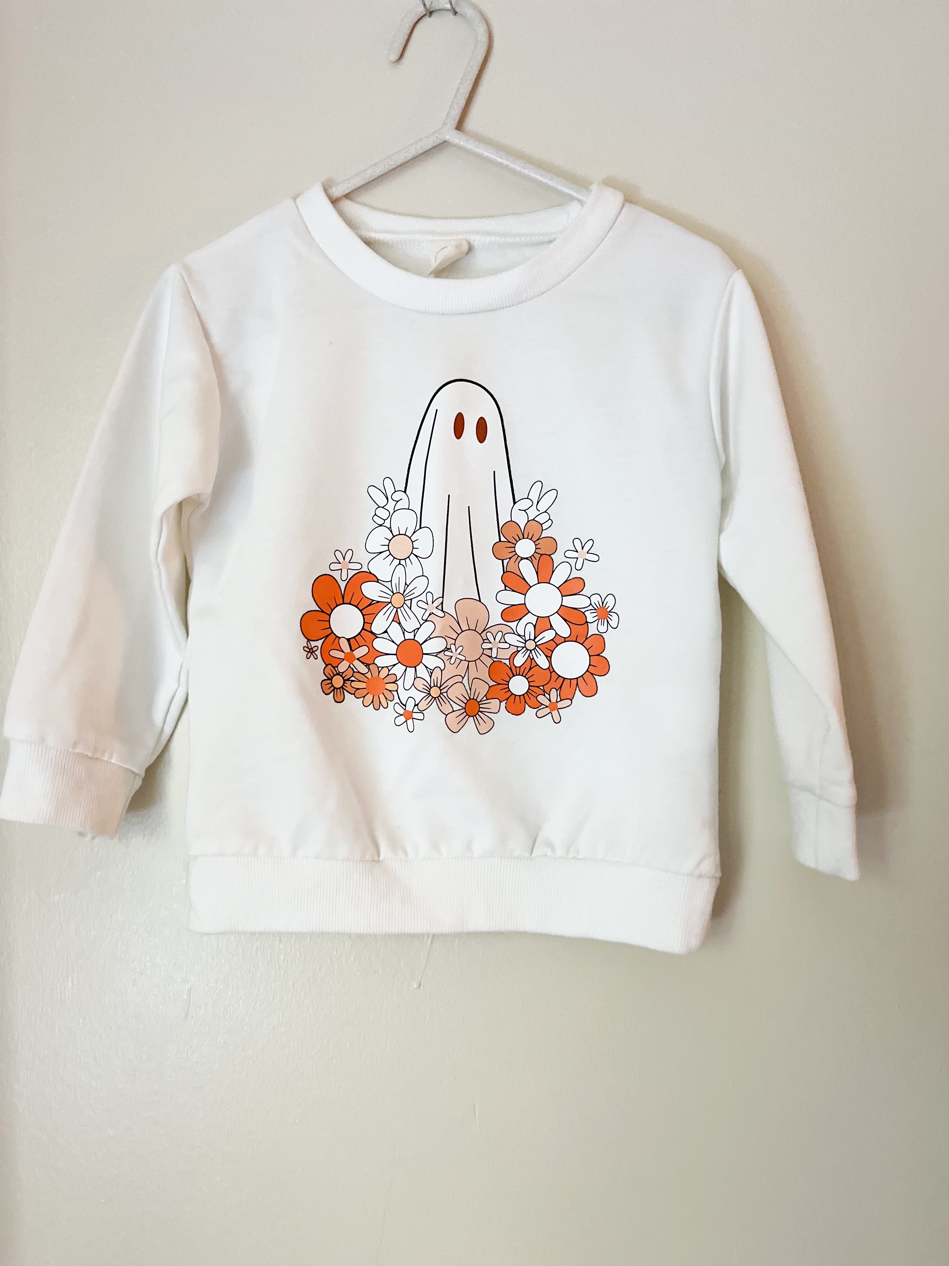 Unknown Brand || Peace Ghost Sweater || 3T