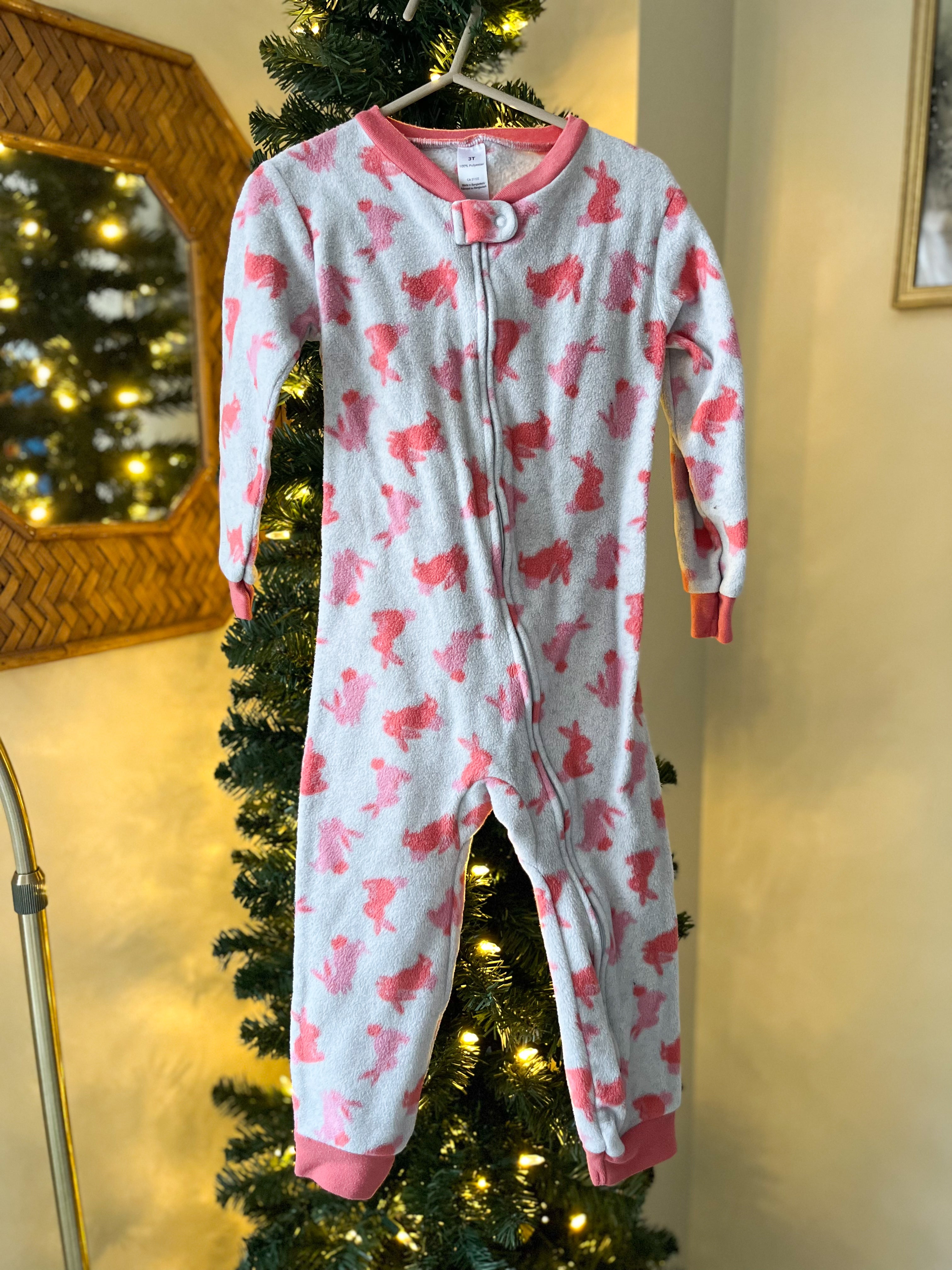 George || Bunny Fleece pjs || 3Y