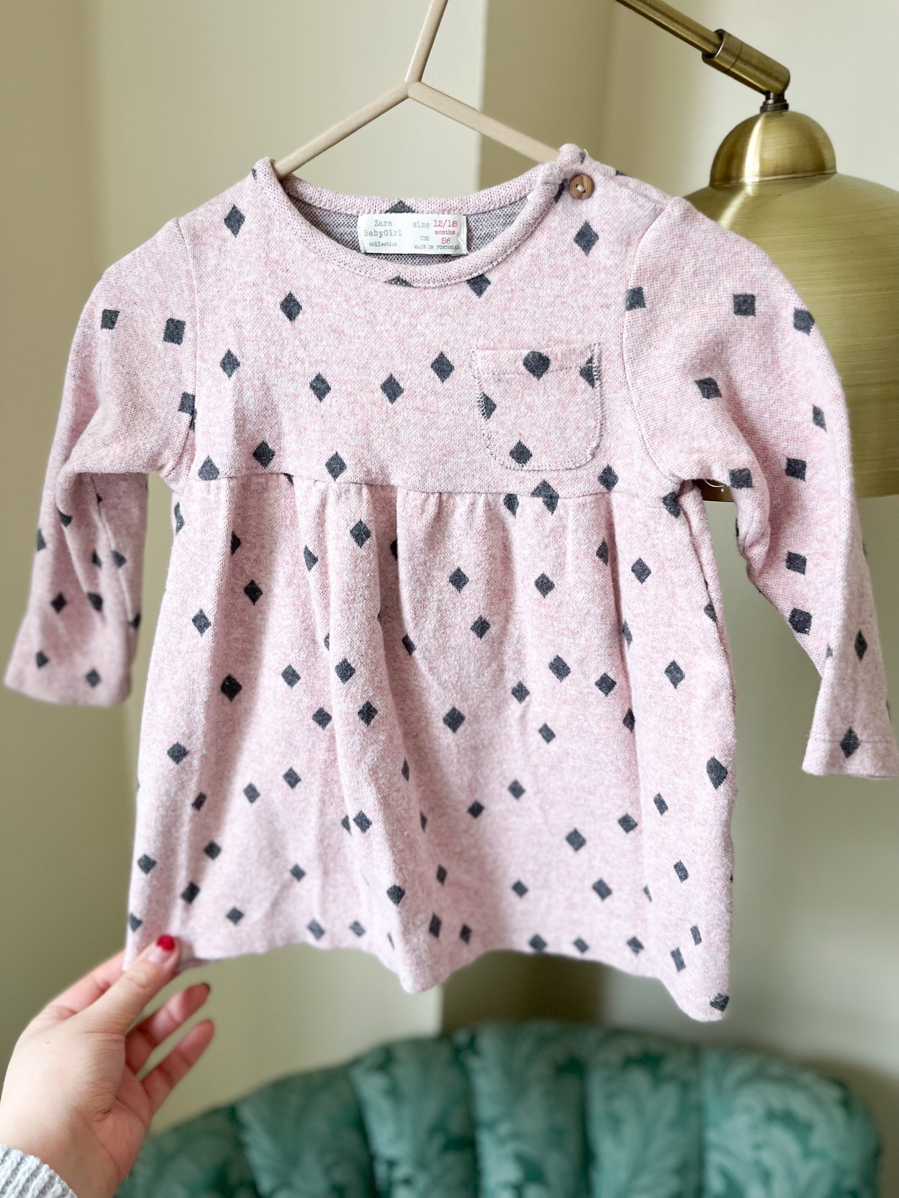 Zara || Pink Dress || 12-18m