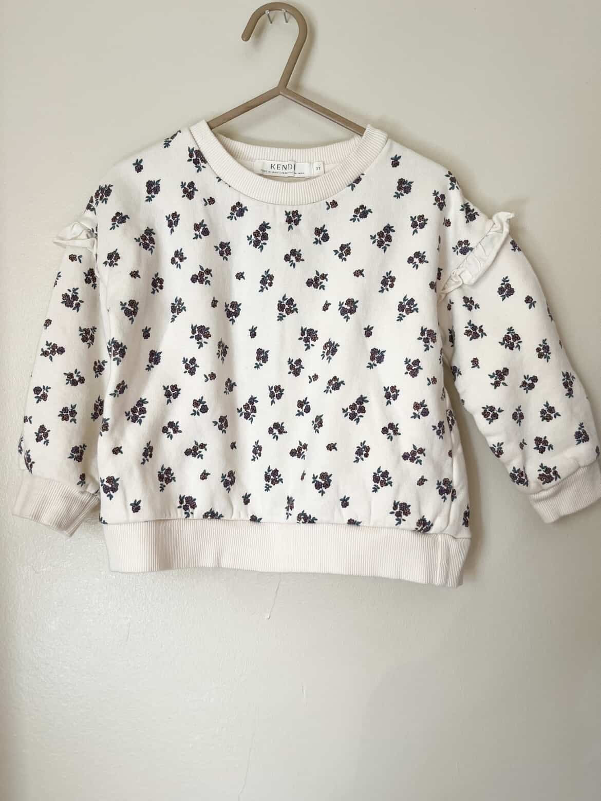 KENDI || Dainty Floral Sweater || 3Y