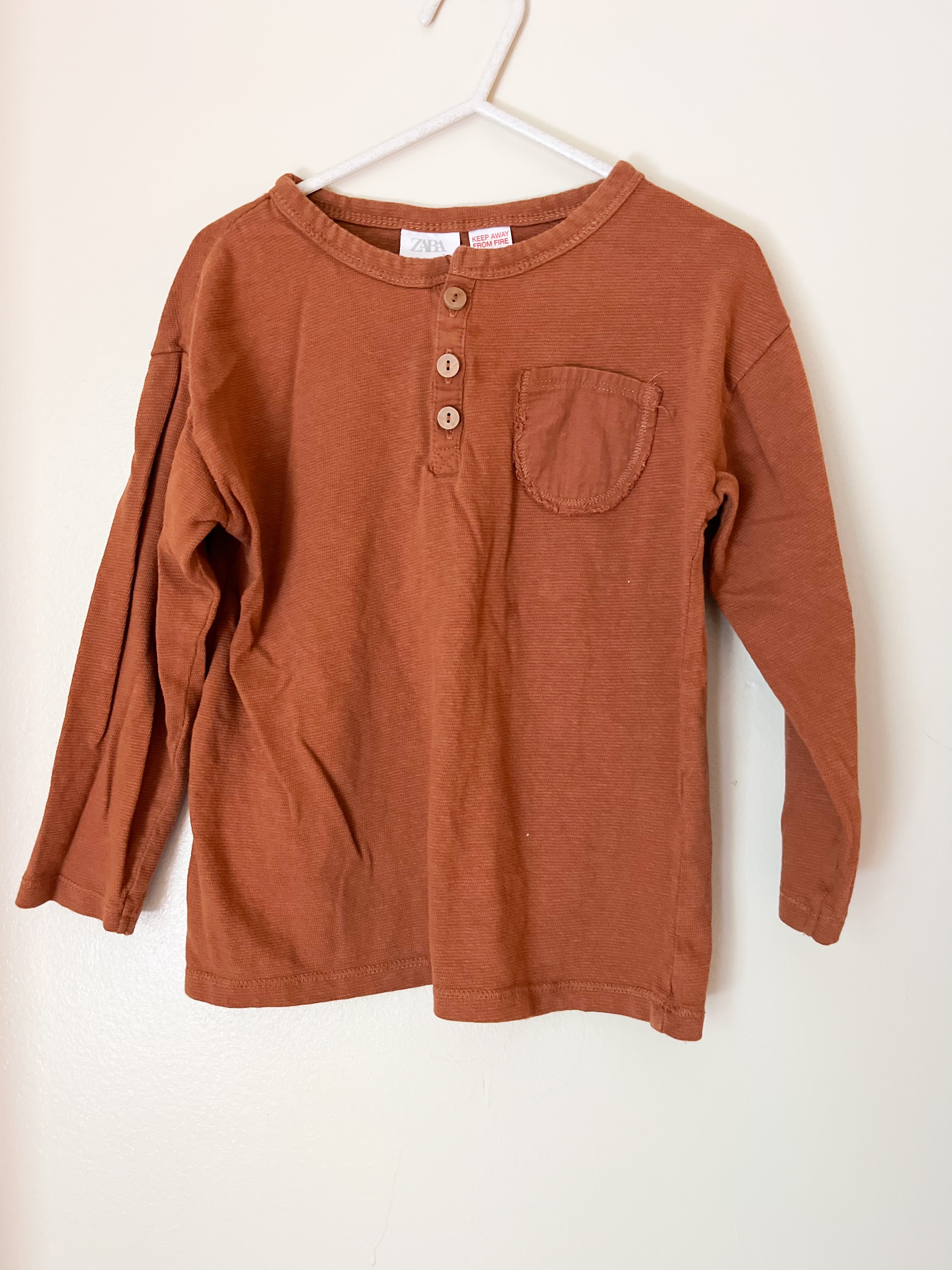 Zara || Long Sleeve Top || 4-5Y