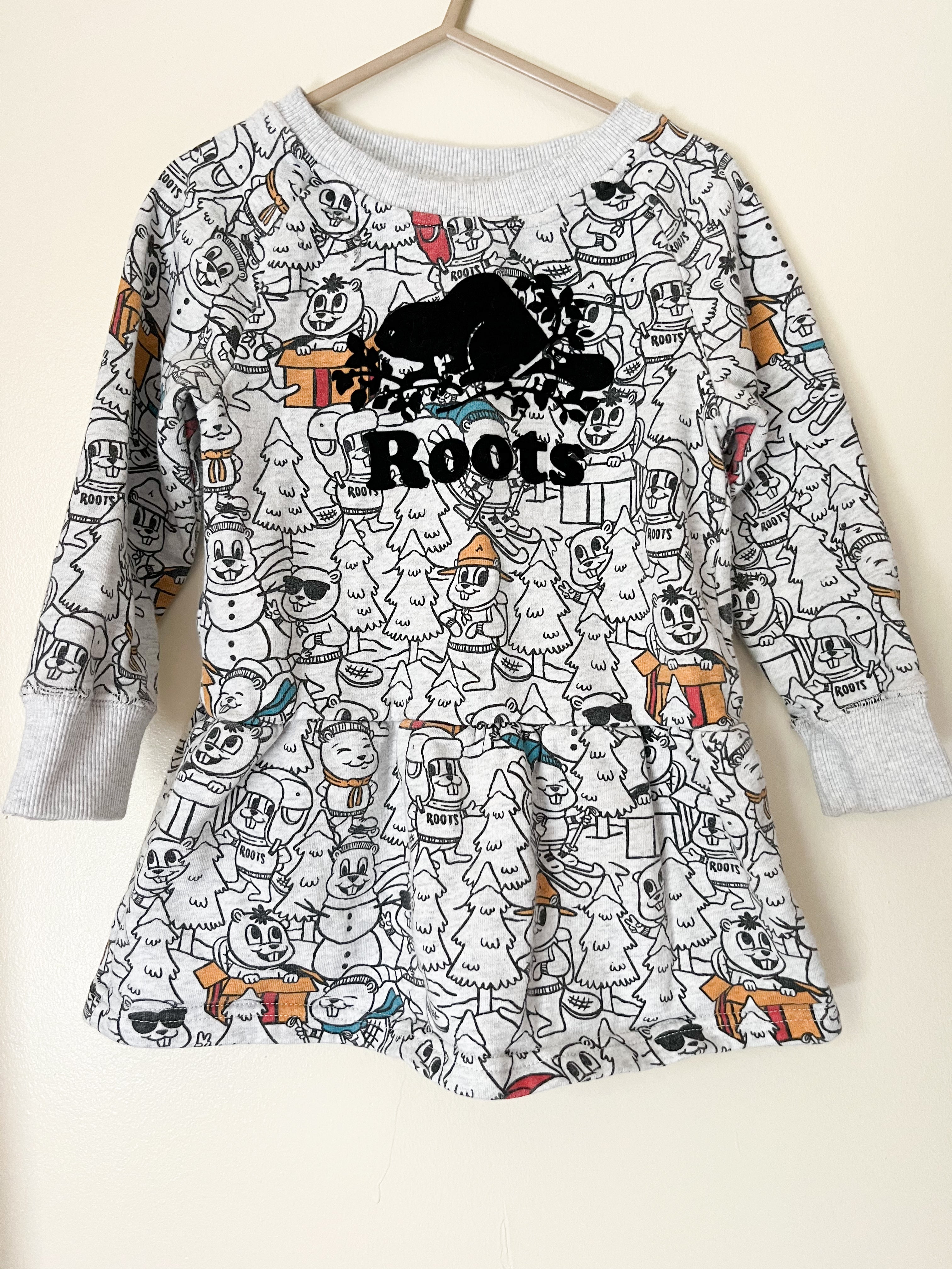 Roots || Sweater Dress || 2T