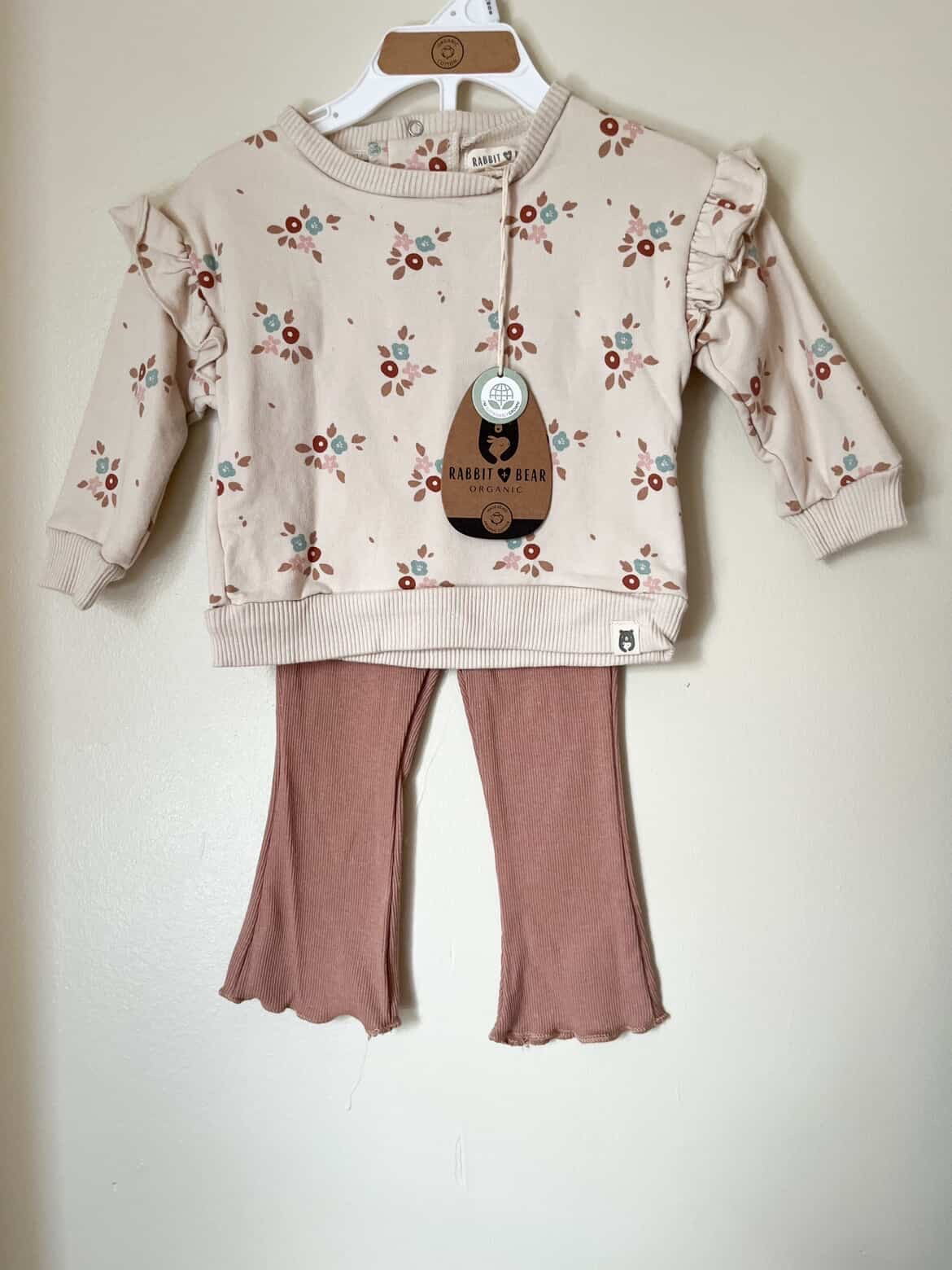 Rabbit and Bear || Floral Set || 12m
