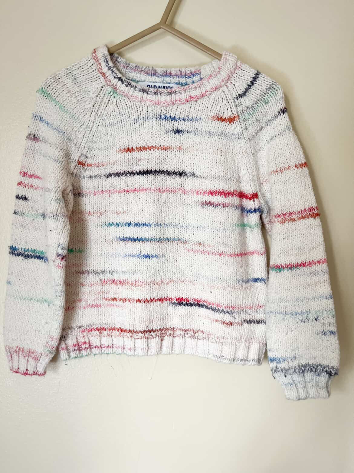 Old Navy || Rainbow Knit Sweater || 3Y