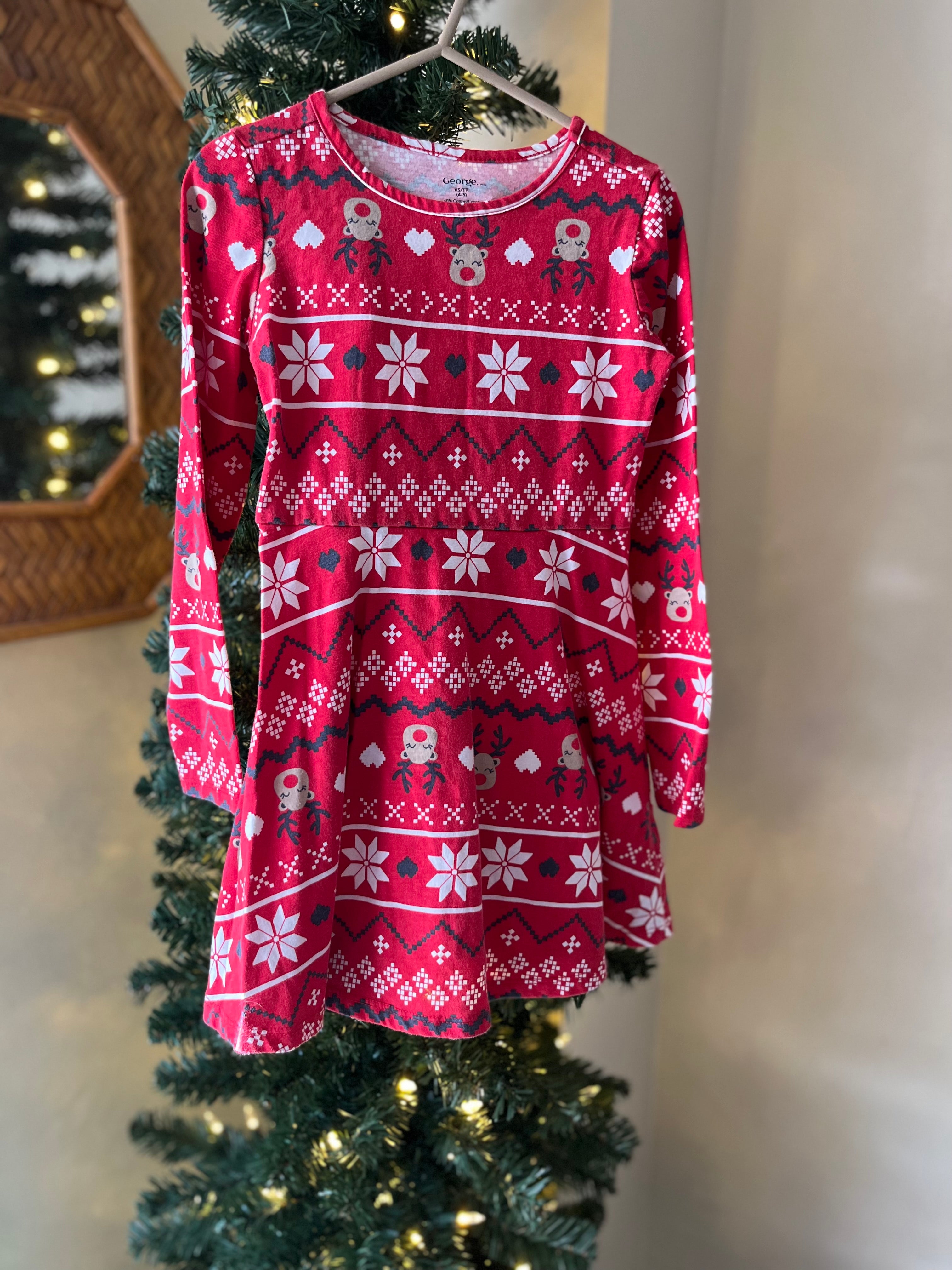 George || Rudolph Dress || 4-5Y