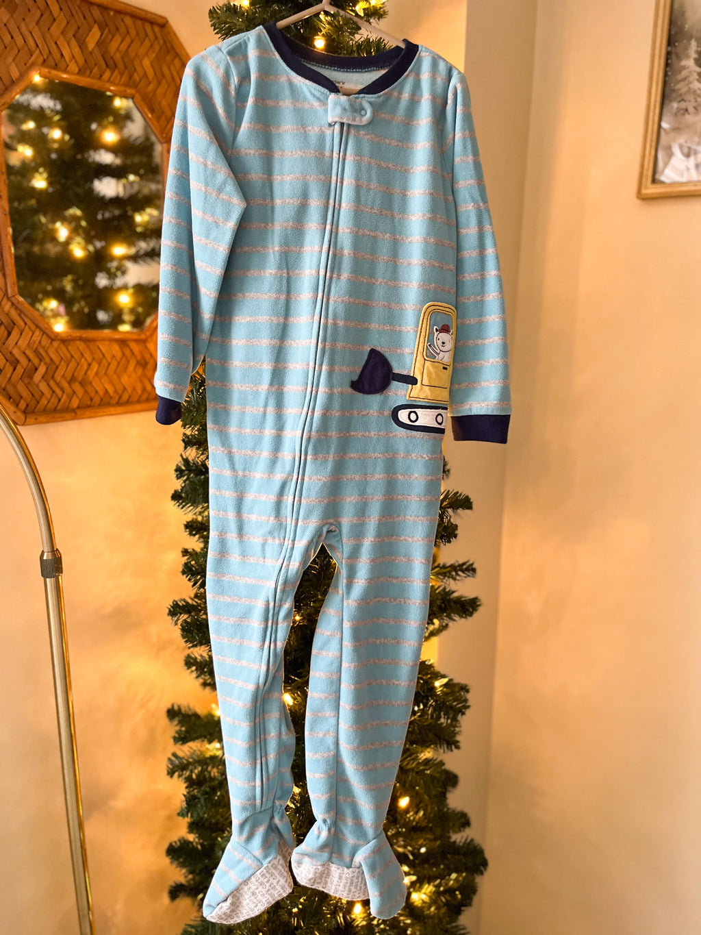 Carters || bulldozer pjs || 5Y
