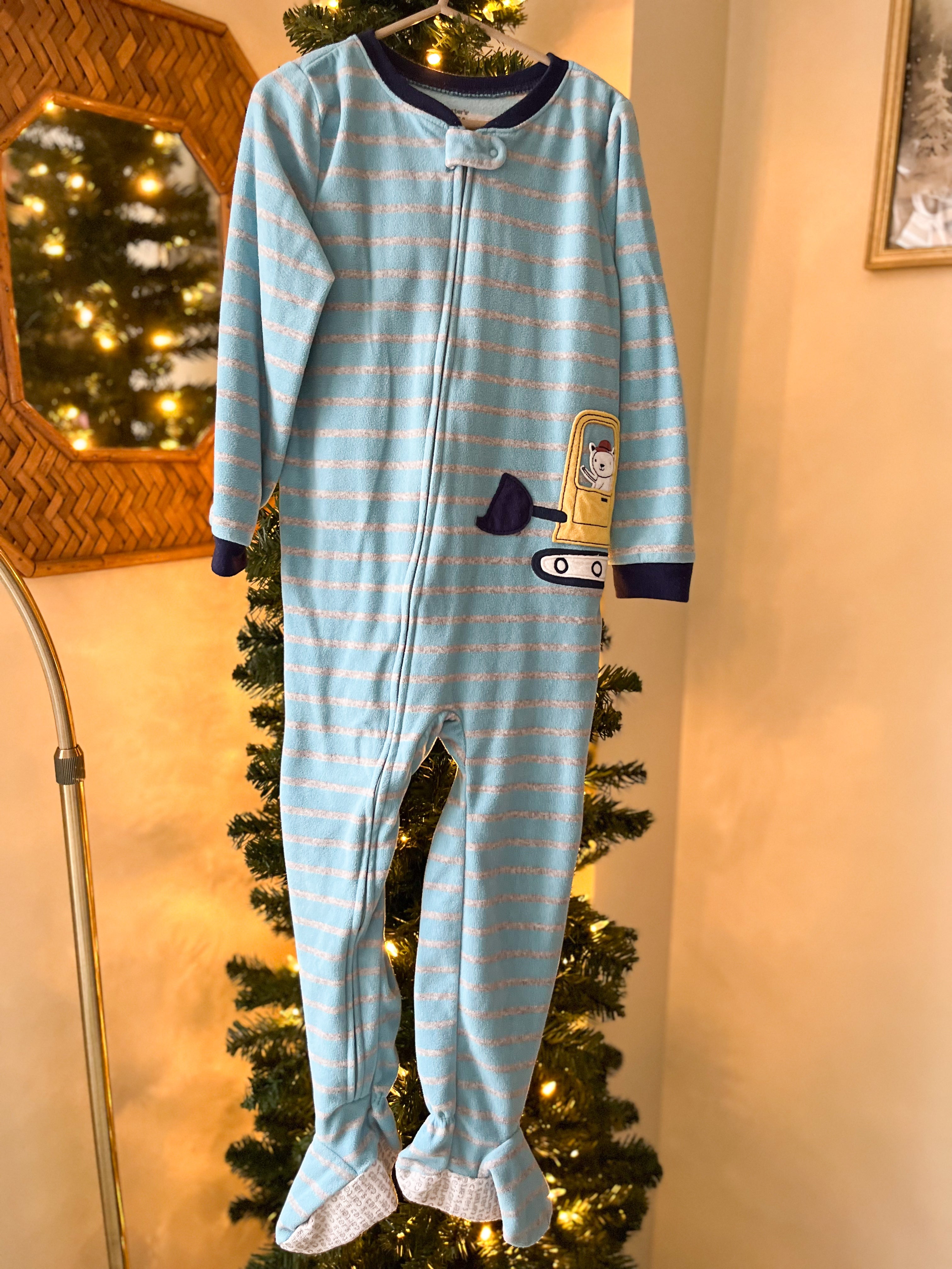 Carters || bulldozer pjs || 5Y