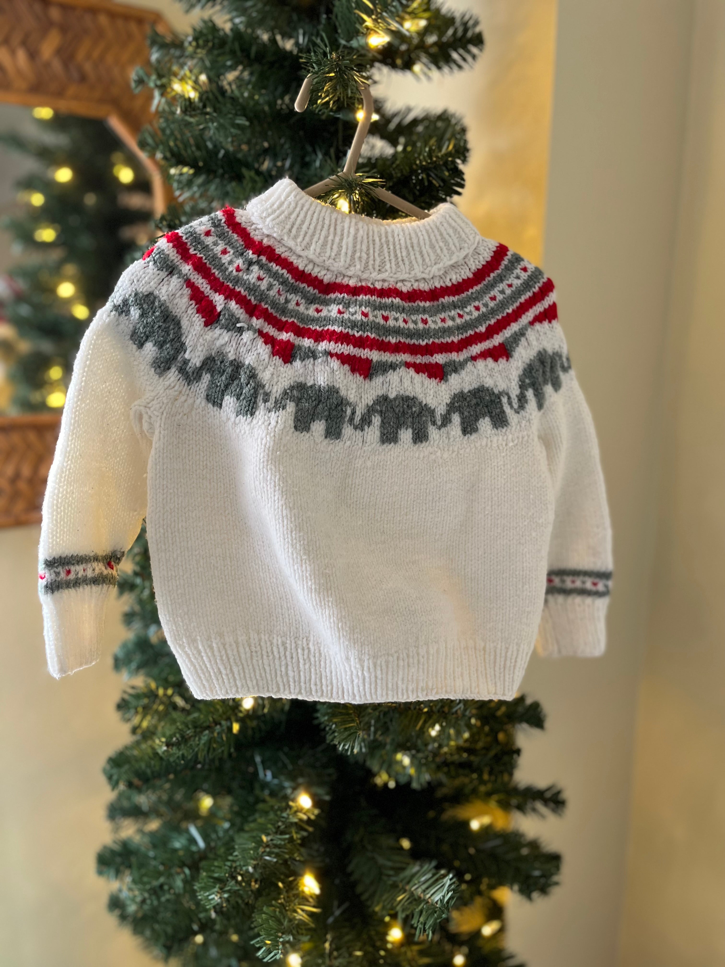 Handmade || Knit Sweater || 18-24m