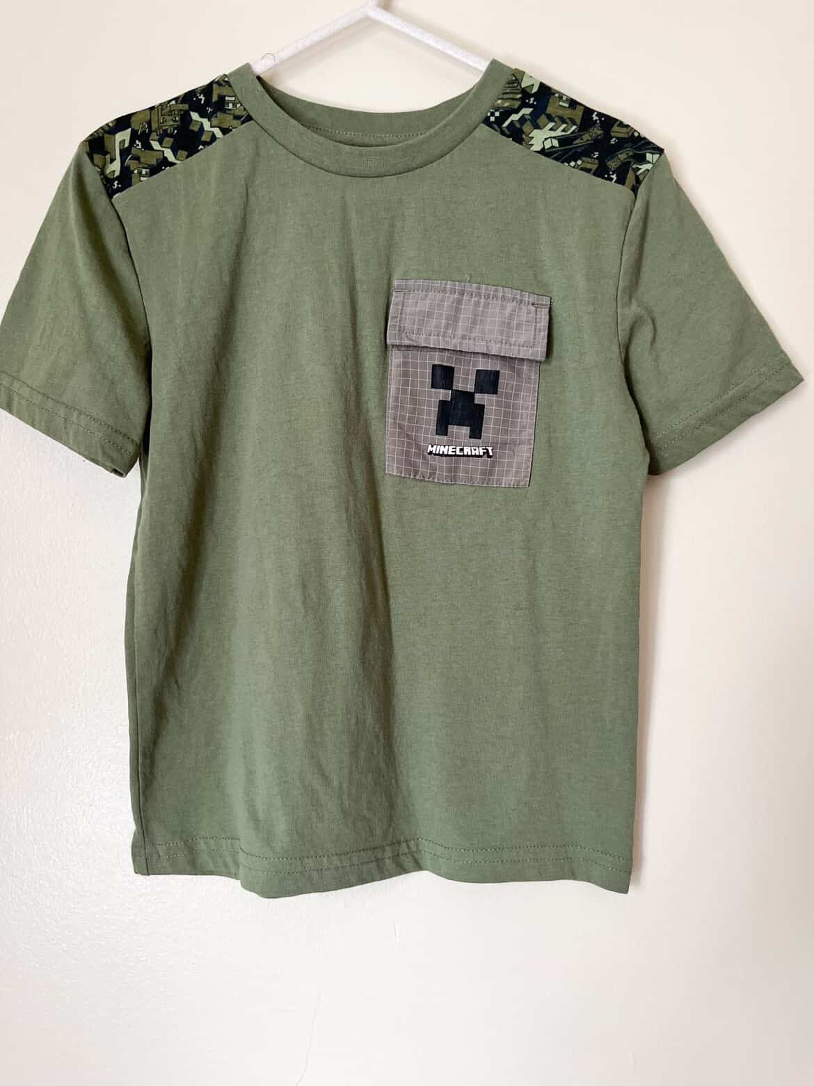 Minecraft || Green T-Shirt || 4-5Y